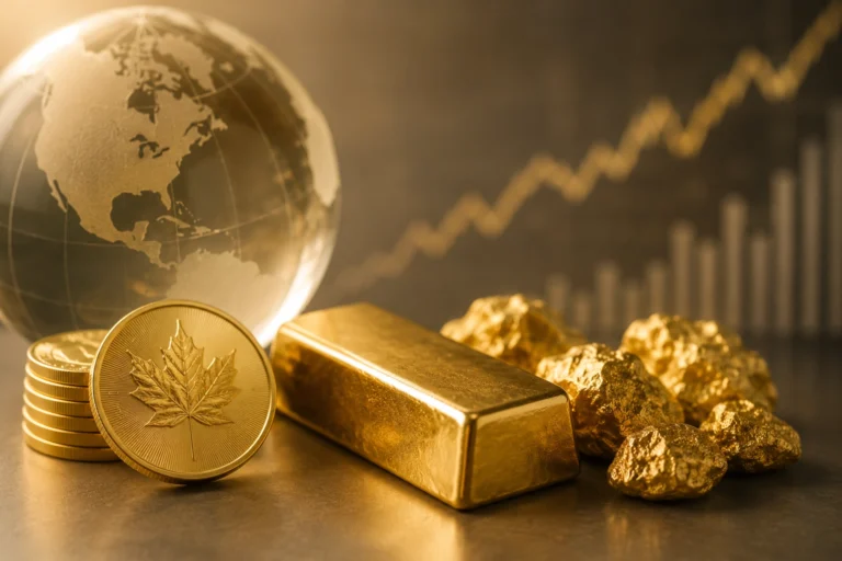 how to invest in gold in Canada using physical gold bullion ETFs and gold mining stocks